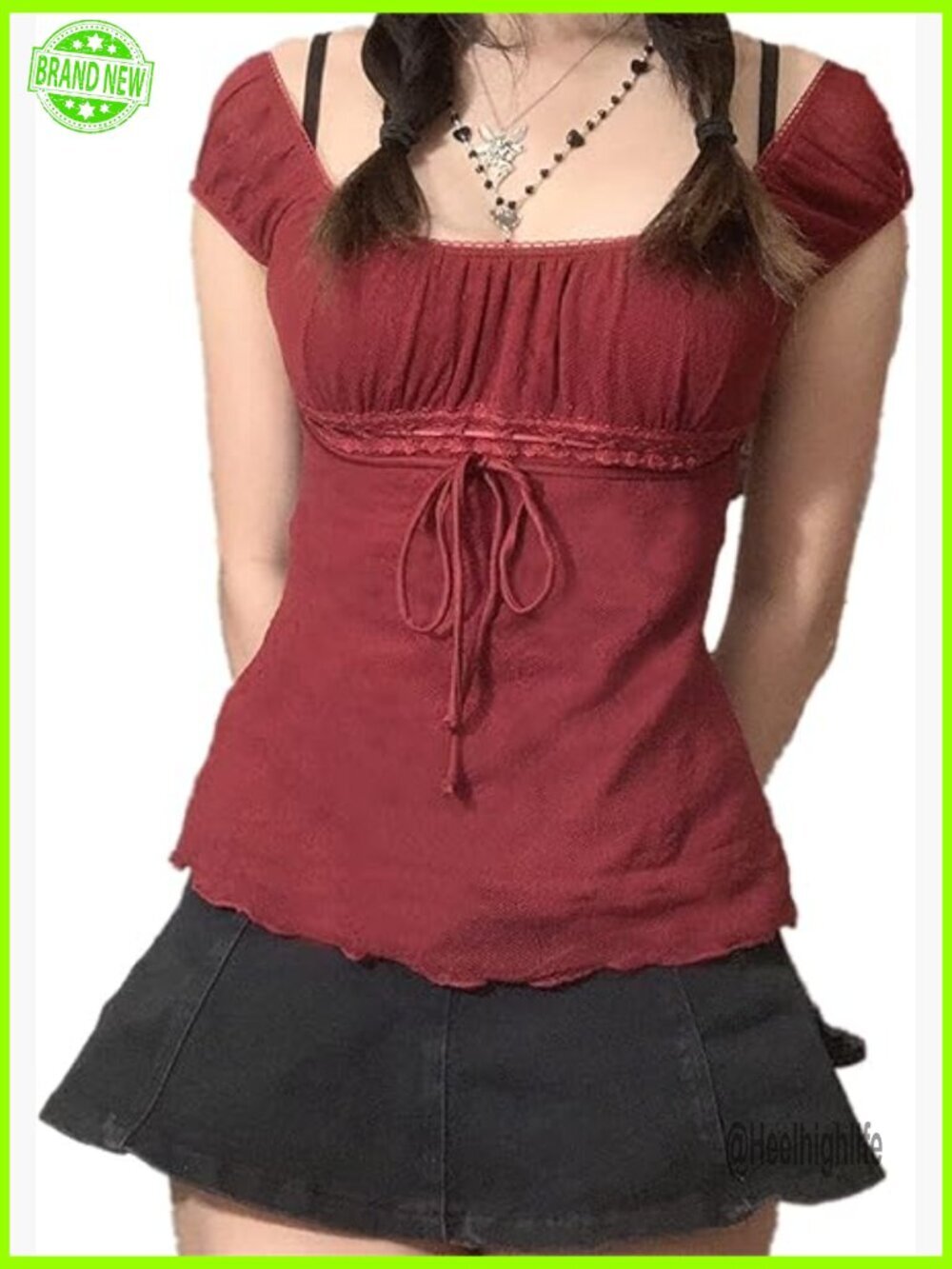 Lace Patchwork Crop Top Y2k Fairycore Aesthetic Tank Top Vintage Fairy Grunge